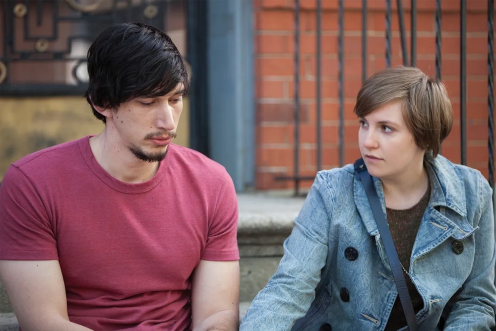 Adam Driver as Adam and Lena Dunham as Hannah in ‘Girls’ (HBO)