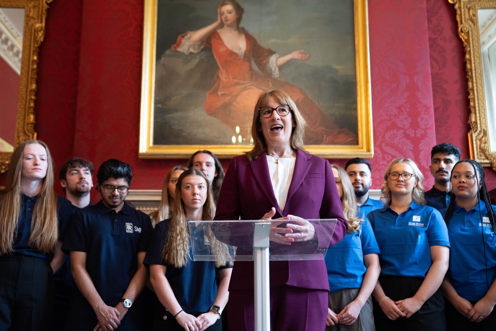 Rachel Reeves during a reception at 11 Downing Street to celebrate the development (Stefan Rousseau/PA) (PA Wire)