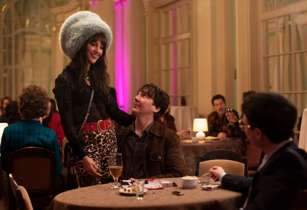 Fancy seeing you here: Alicia Vikander plays an artist-turned-oligarch’s wife in ‘The Wizard of the Kremlin’ (Signature Entertainment)