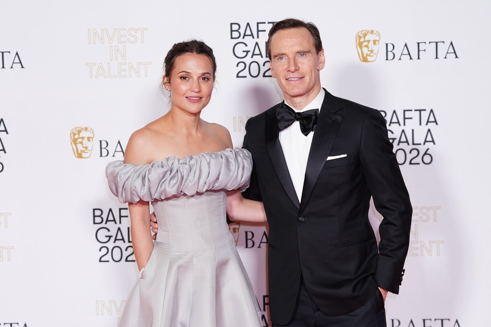Power couple: Vikander and Michael Fassbender have been married since 2017 and share two children (PA)