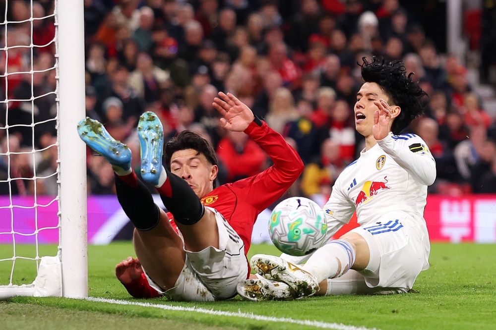 Martinez produced a stunning goal-saving challenge to deny Ao Tanaka on the brink of half-time (Getty)