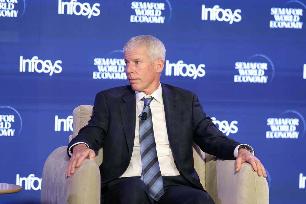Chris Wright (Secretary - U.S. Department of Energy) speaks on stage during Semafor World Economy 2026 (Getty)