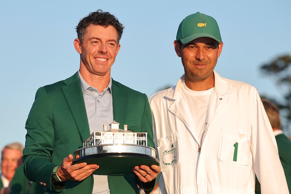 McIlroy and caddie Harry Diamond have cracked the code to win the Masters (Getty)