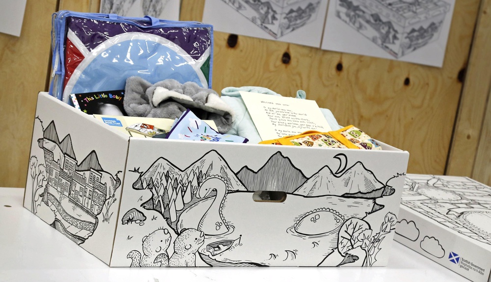 Since August 2017, more than 350,000 baby boxes have been given out (Scottish Government/PA) (PA Media)