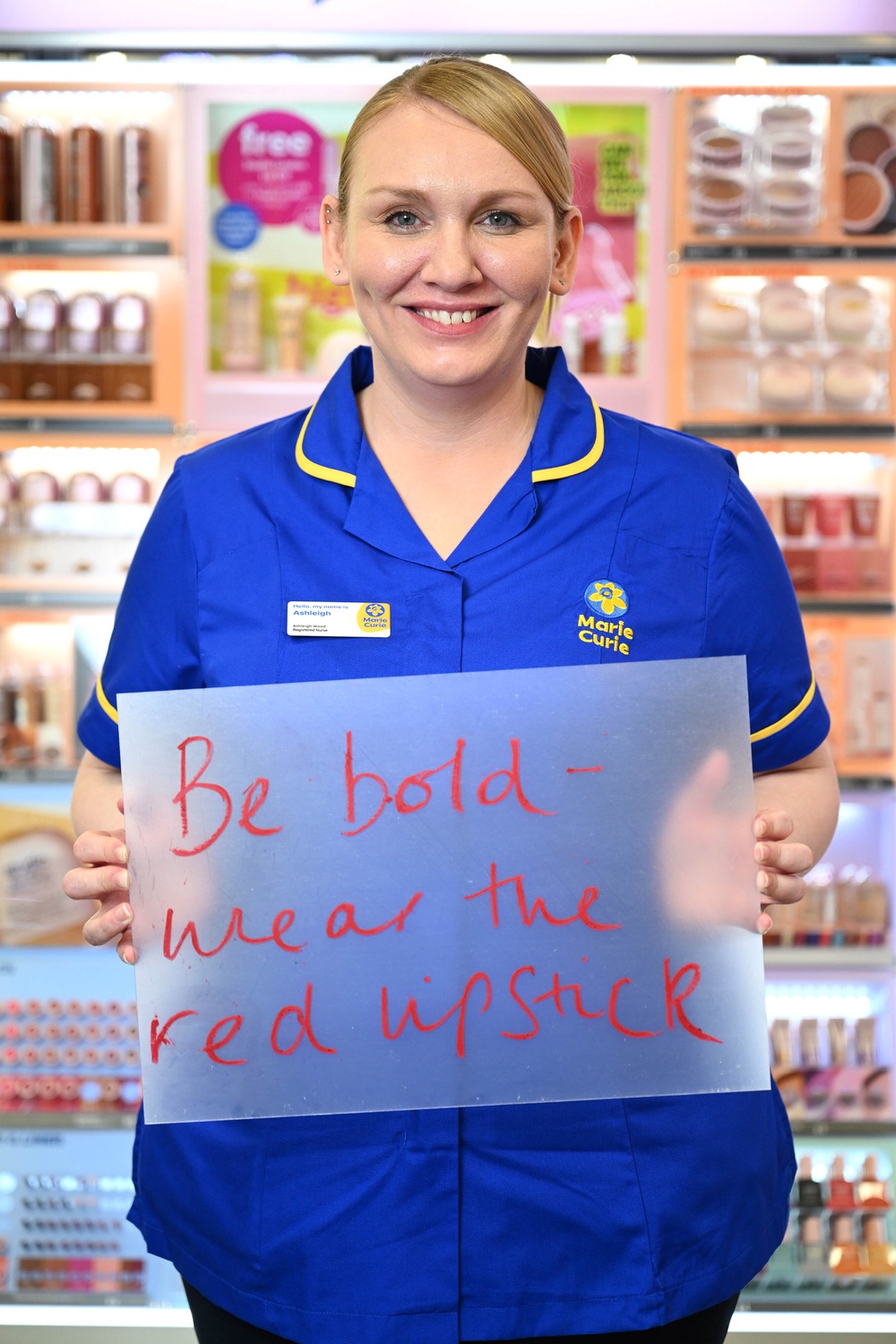 Marie Curie nurse Ashleigh Wood says spending time with people during their final days provides a clear sense of what really matters in life (Matt Crossick Media Assignments/PA) (PA Wire)