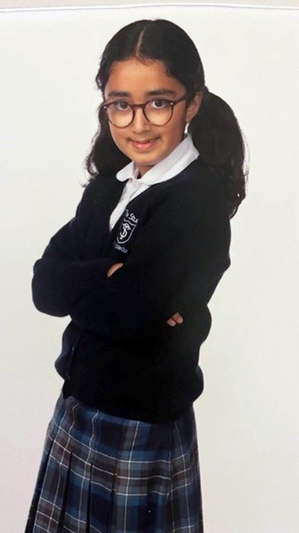 Undated file family handout photo issued by the Metropolitan Police of eight-year-old Nuria Sajjad. (Family handout)