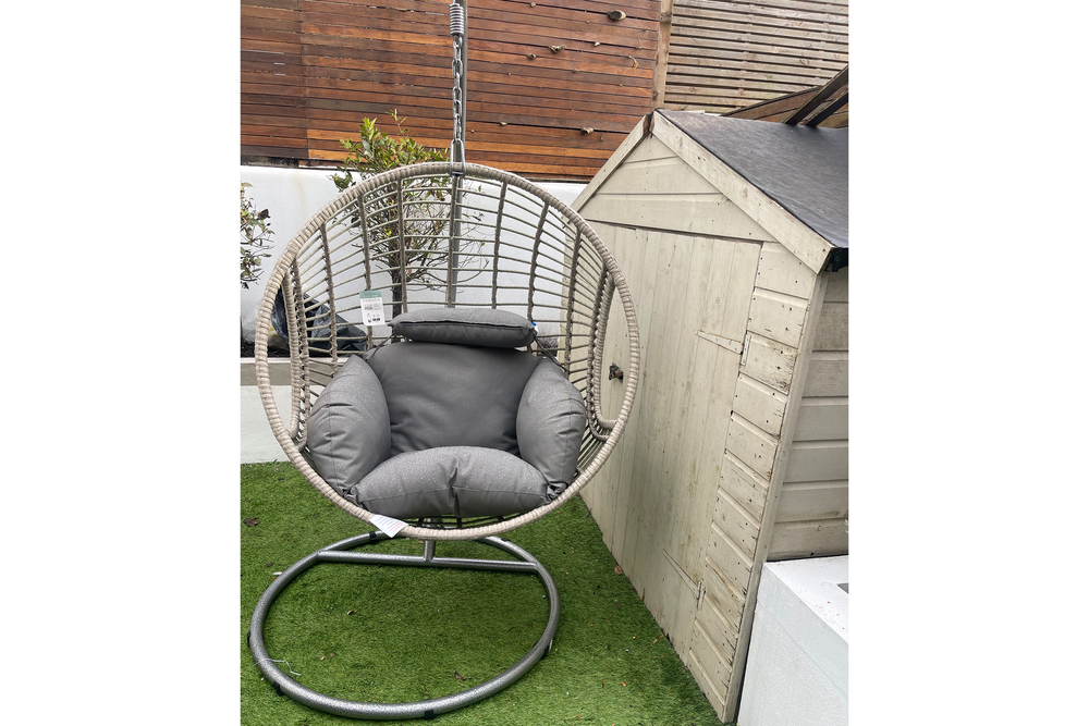 The bauble design makes for cosy swinging (Jennifer Barton/The Independent)