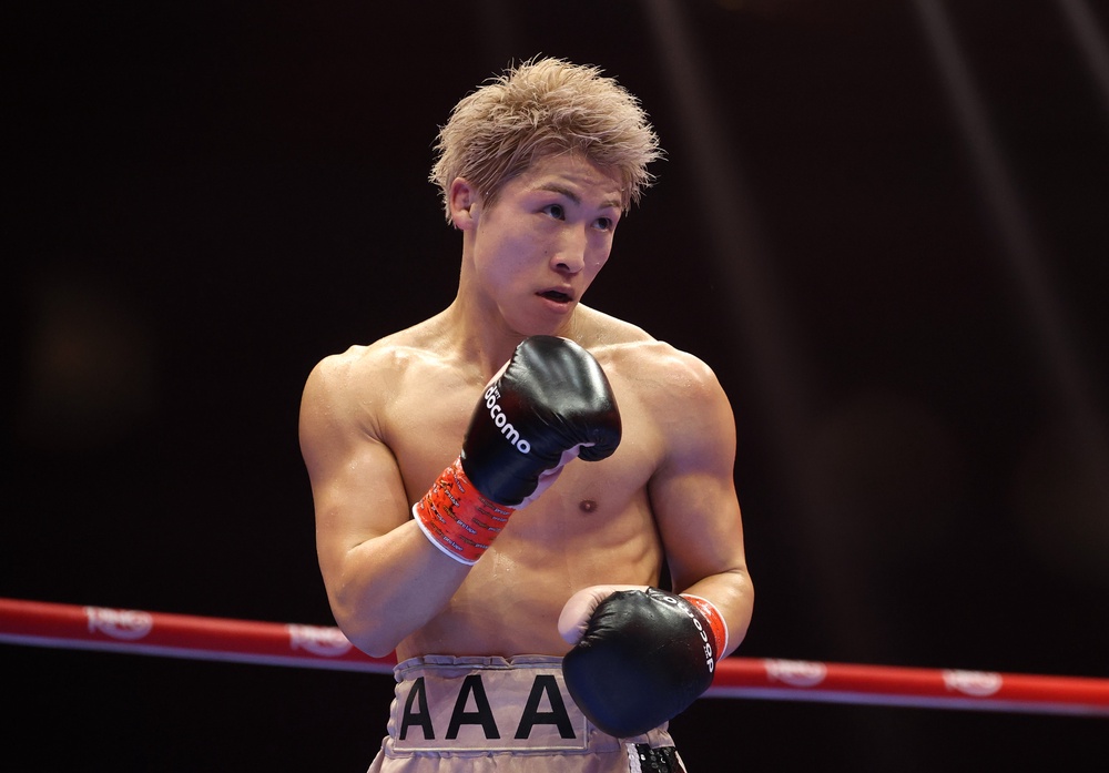 Naoya Inoue during his win over David Picasso (Getty)