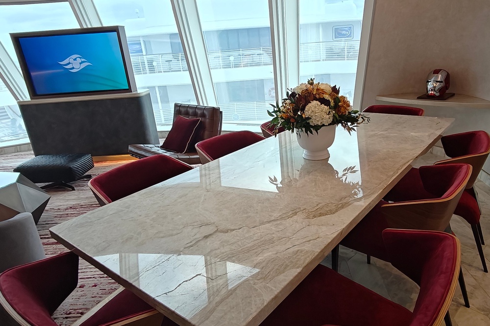 Guests can stay in an Iron Man-themed Tower Suite aboard Disney Destiny (Marc Shoffman)