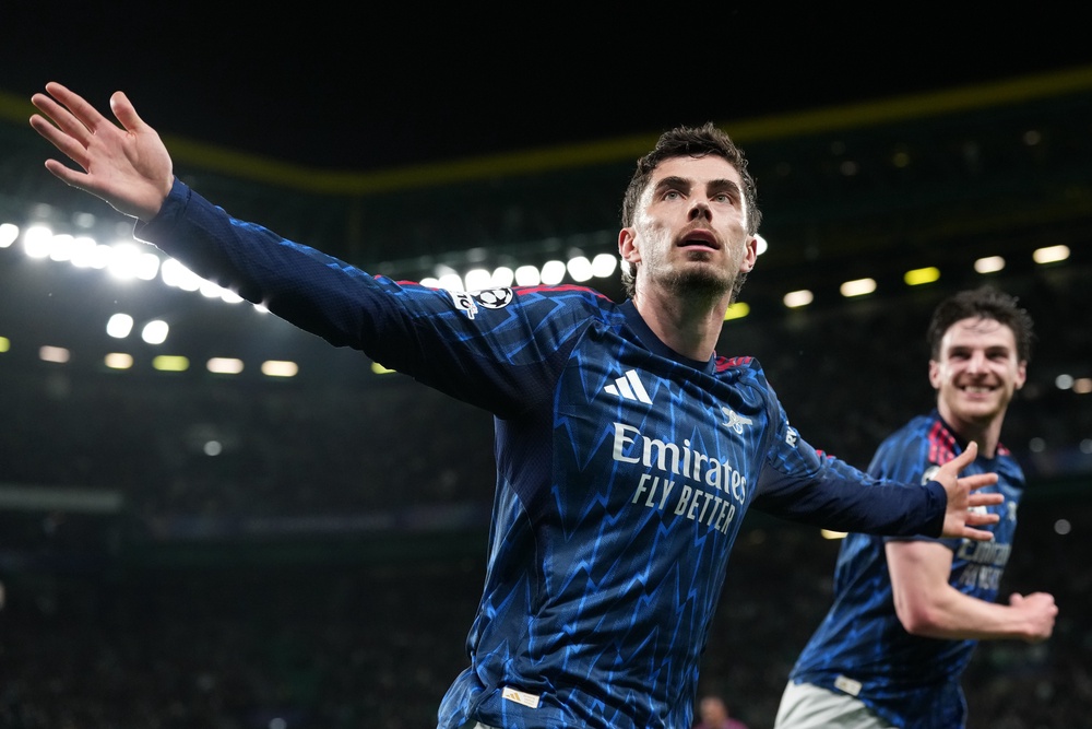 Kai Havertz scored the only goal of the game against Sporting last week (PA Wire)