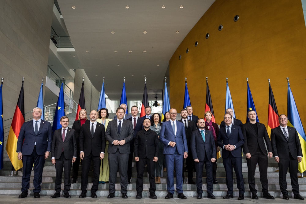 Zelensky says Ukraine signed ten agreements at the meeting (Getty)