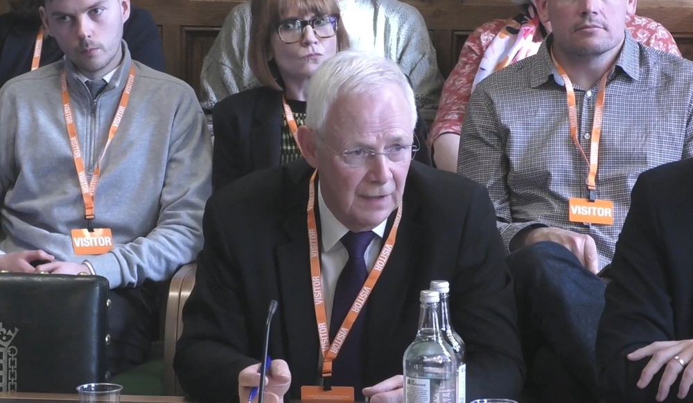 Chris Train, the chair of South East Water, appeared before the Environment, Food and Rural Affairs Committee (House of Commons/UK Parliament/PA) (PA Wire)