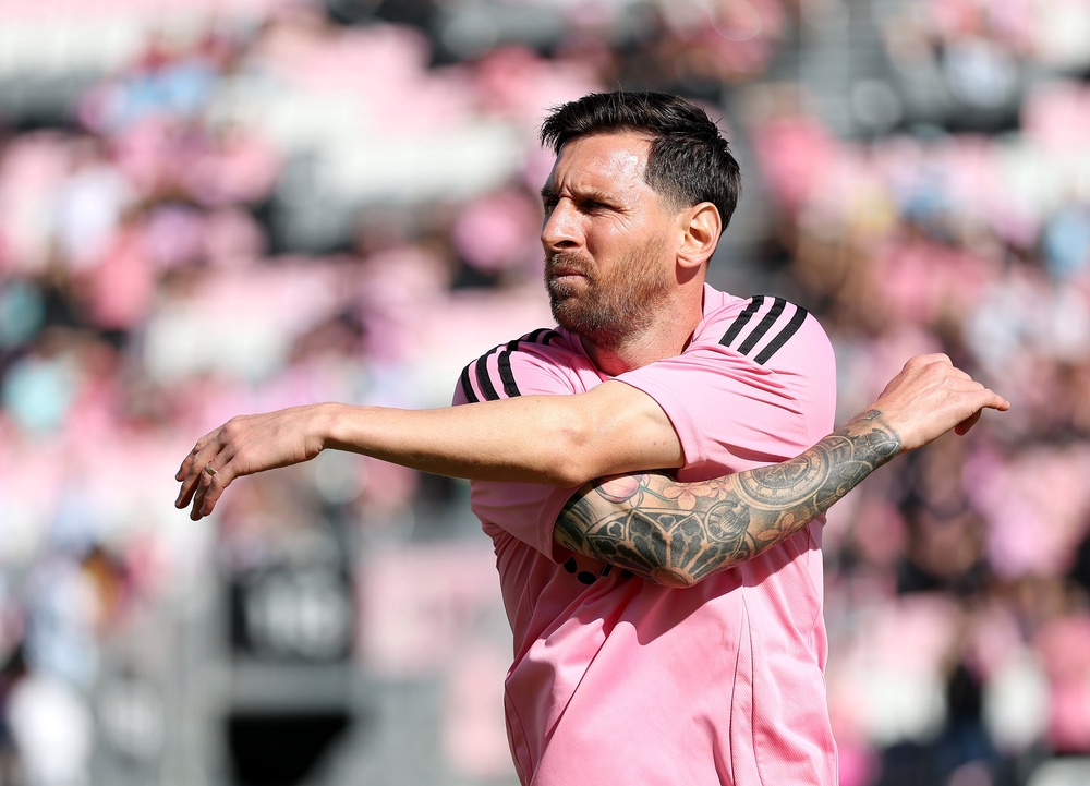Messi's Inter Miami won the MLS cup with Mascherano in charge in December (Getty)