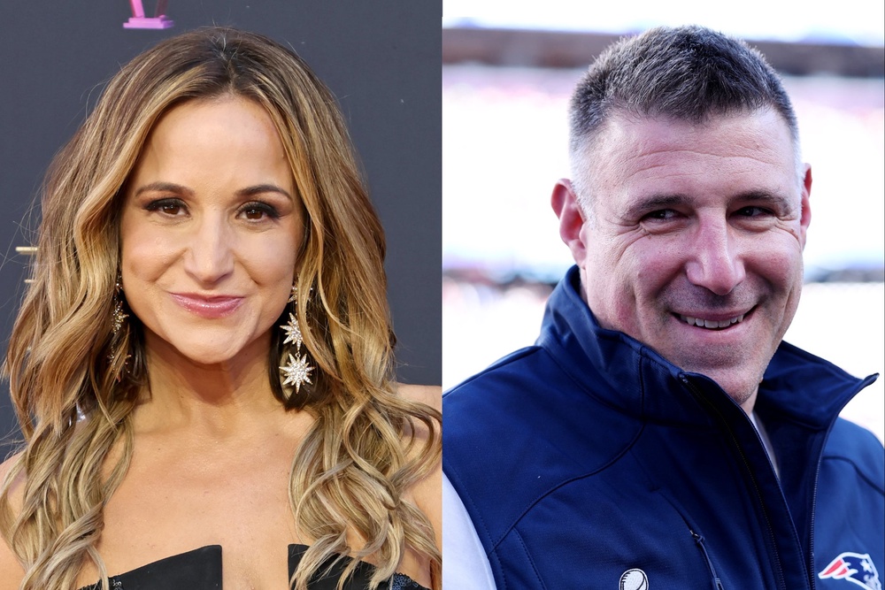 Dianna Russini resigned from her position at The Athletic over photos published showing her holding hands with Patriots head coach Mike Vrabel (Getty)