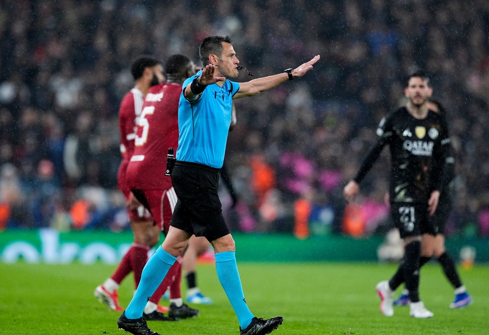 Liverpool had a second-half penalty ruled out (PA)