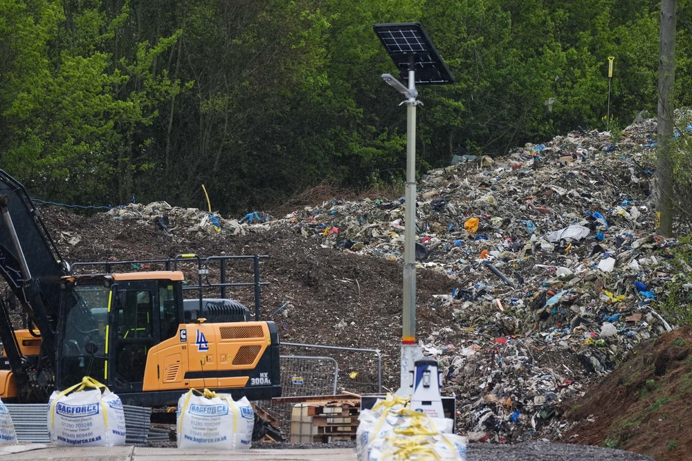 The operation, led by the Environment Agency and using specialist contractors, will dig out and remove the waste (Jacob King/PA) (PA Wire)
