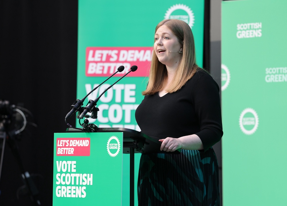 Scottish Green party co-leader Gillian Mackay challenged the First Minister to ‘stop pretending that it is only SNP MSPs that count’ when it comes to getting an second Scottish independence referendum. (Steve Welsh/PA)