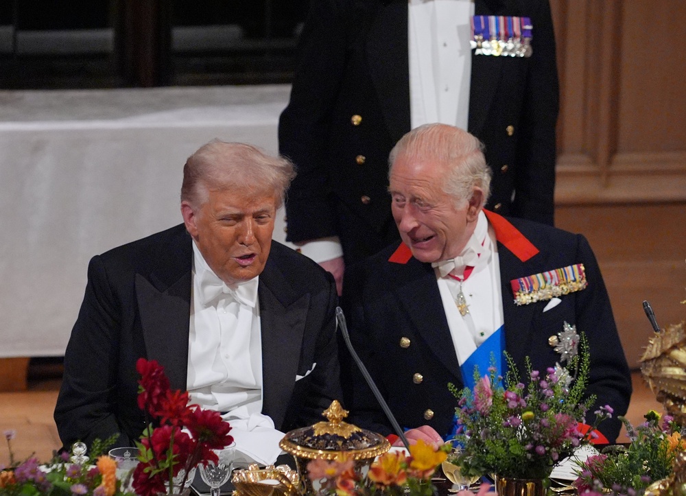 Donald Trump described King Charles as a ‘great gentleman’ (PA)