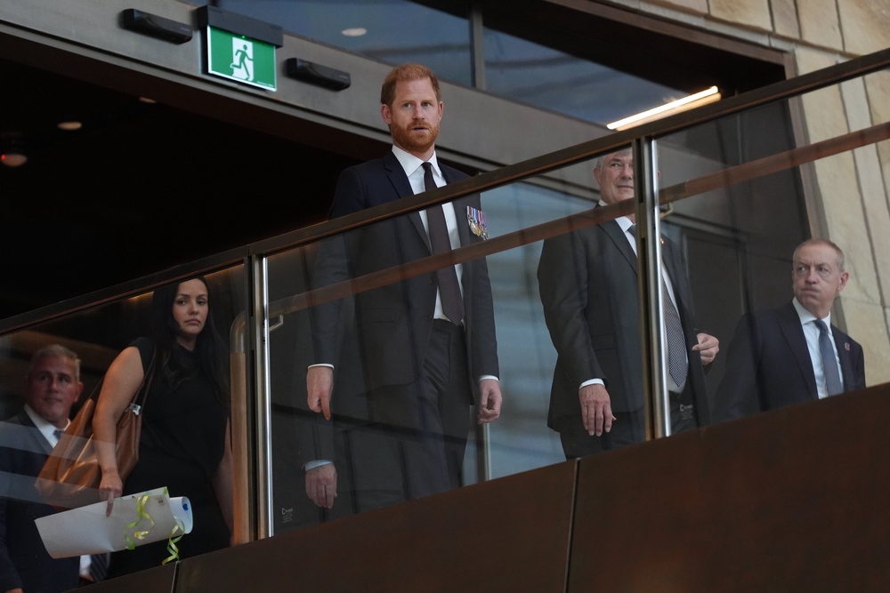 Harry hailed Australia’s impact on the Invictus Games (Jonathan Brady/PA) (PA Wire)