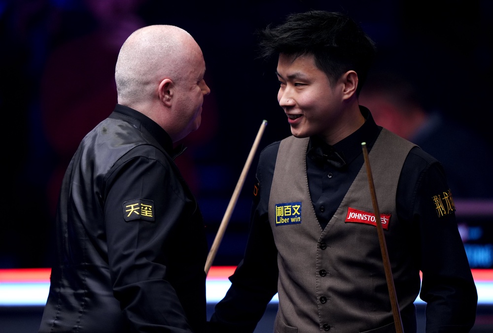 Zhao demolished John Higgins in a recent semi-final (PA)