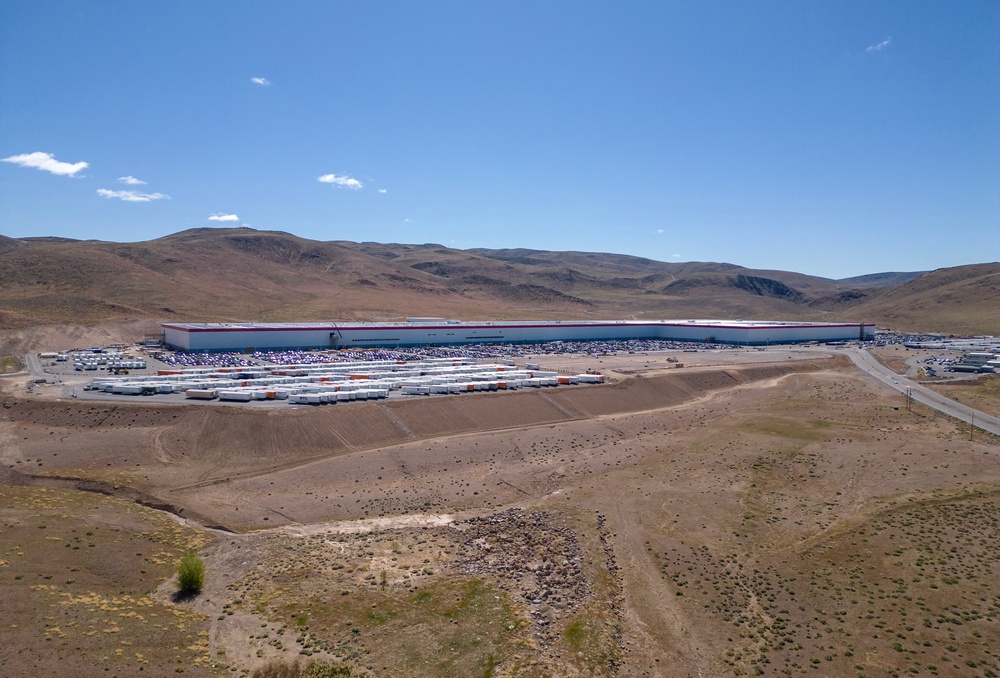 The Tesla Gigafactory in Sparks, Nevada, where Kamern Cowan claims he was subjected to ongoing racism by white employees and supervisors (AFP via Getty Images)