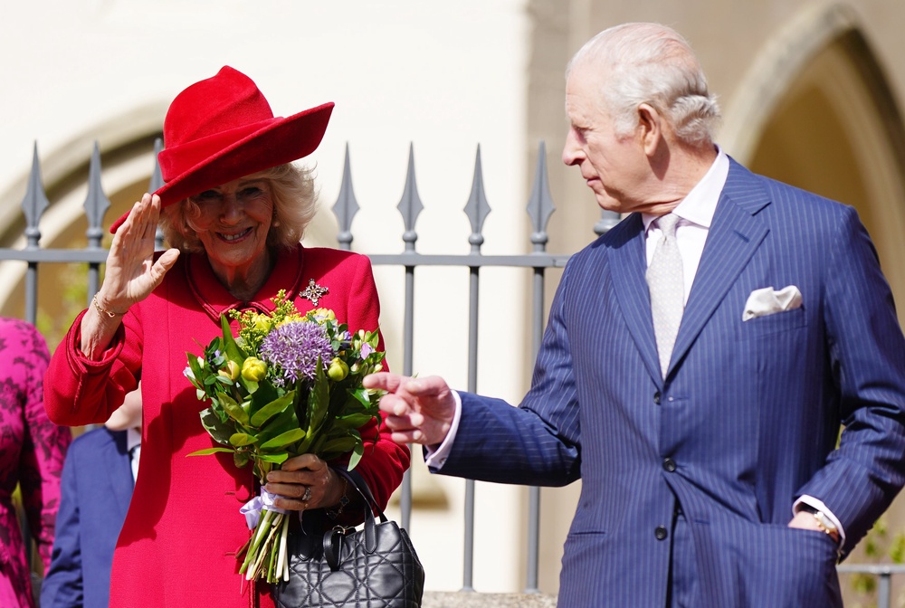 Mr Trump and the US First Lady will host Charles and Camilla at a private tea (Aaron Chown/PA) (PA Wire)
