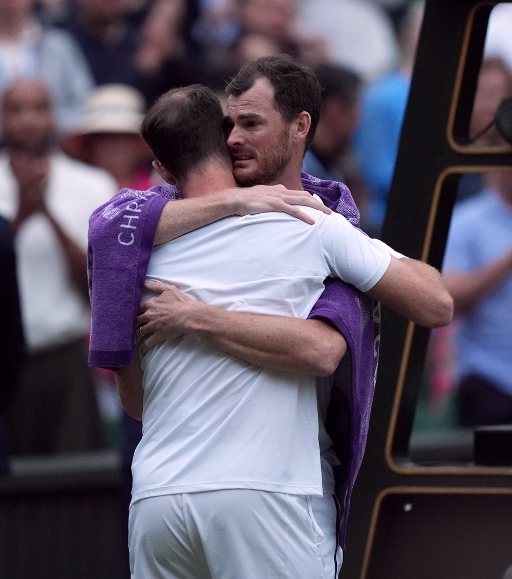 The brothers played together at Wimbledon in 2024 (Jordan Pettitt/PA) (PA Archive)