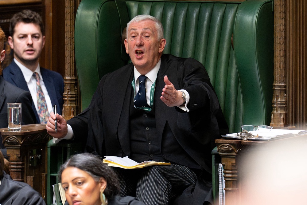 Sir Lindsay moved to reassure MPs (House of Commons)