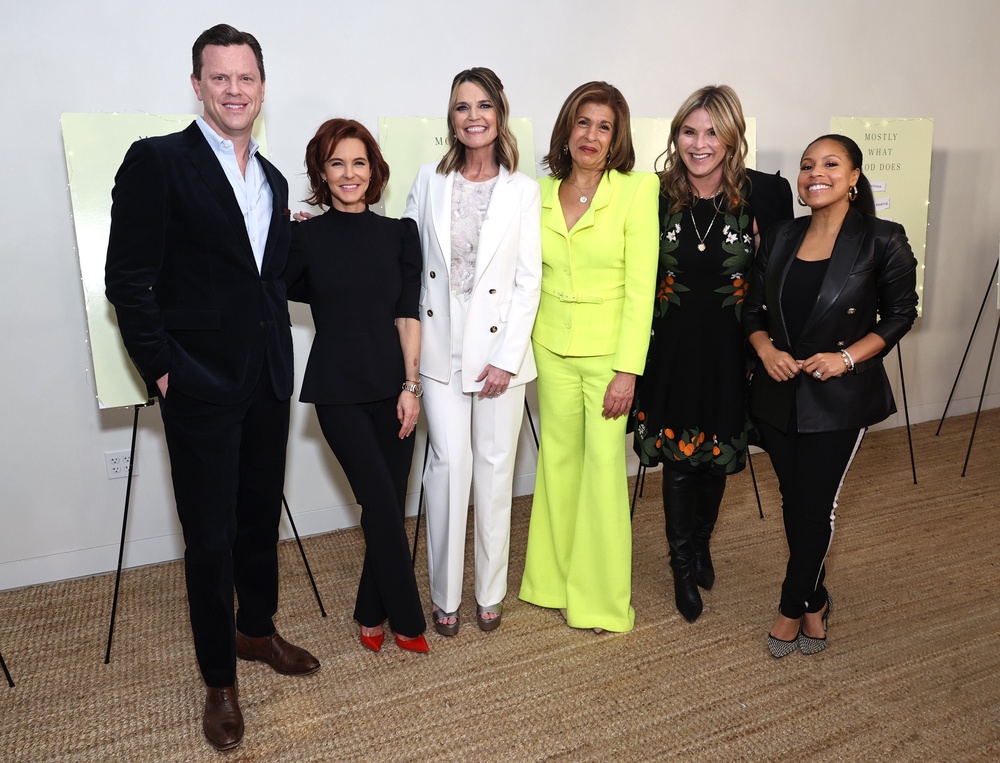 Willie Geist, Stephanie Ruhle, Savannah Guthrie, Hoda Kotb, Jenna Bush-Hager, and Sheinelle Jones were previously all co-hosts on 'Today' (Getty)