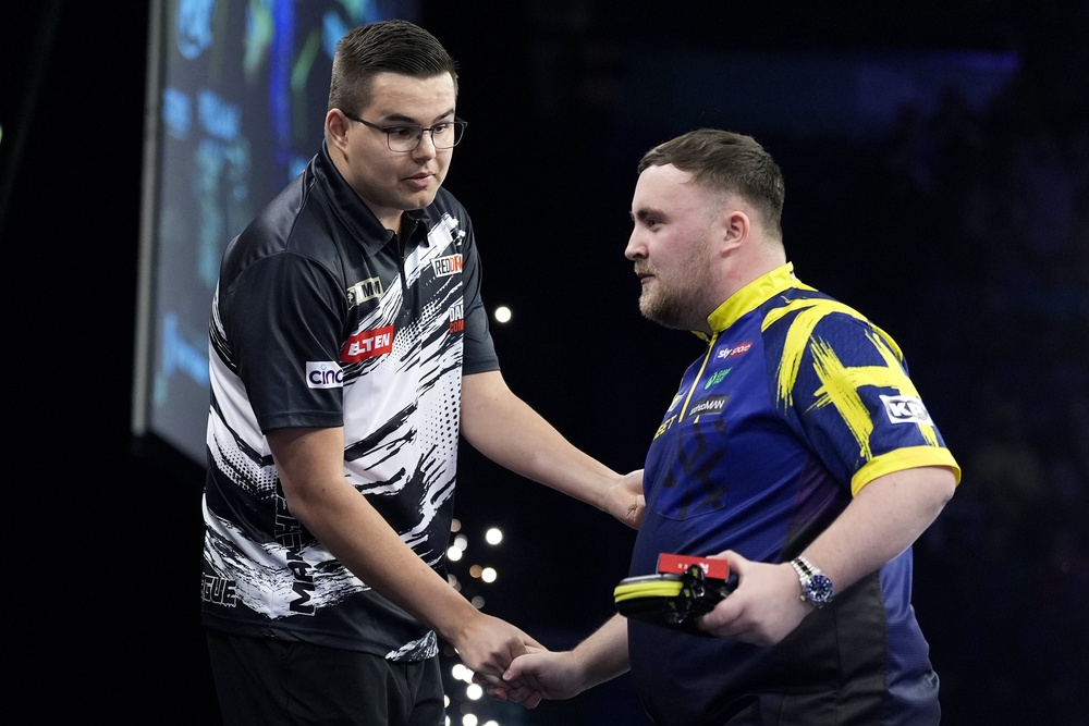 The pair shared a frosty handshake post match (Peter Byrne/PA) (PA Wire)
