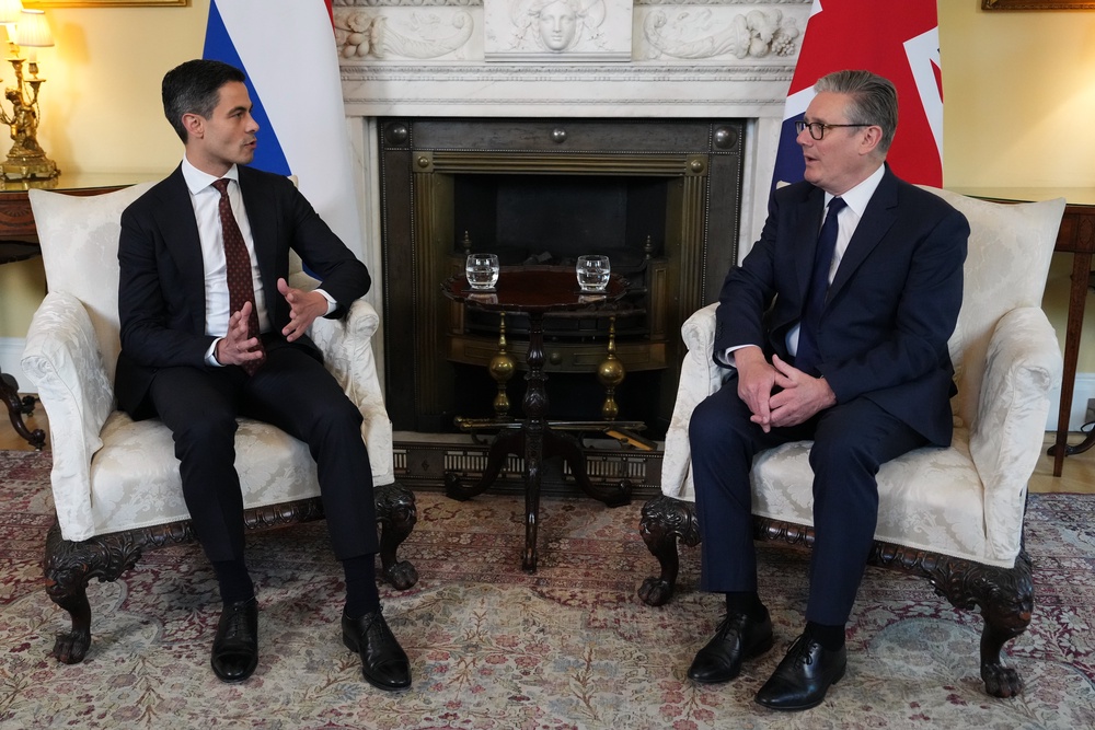 Starmer hosted Dutch PM Rob Jetten at Downing Street this week (Kirsty Wigglesworth - WPA Pool / Getty Images)