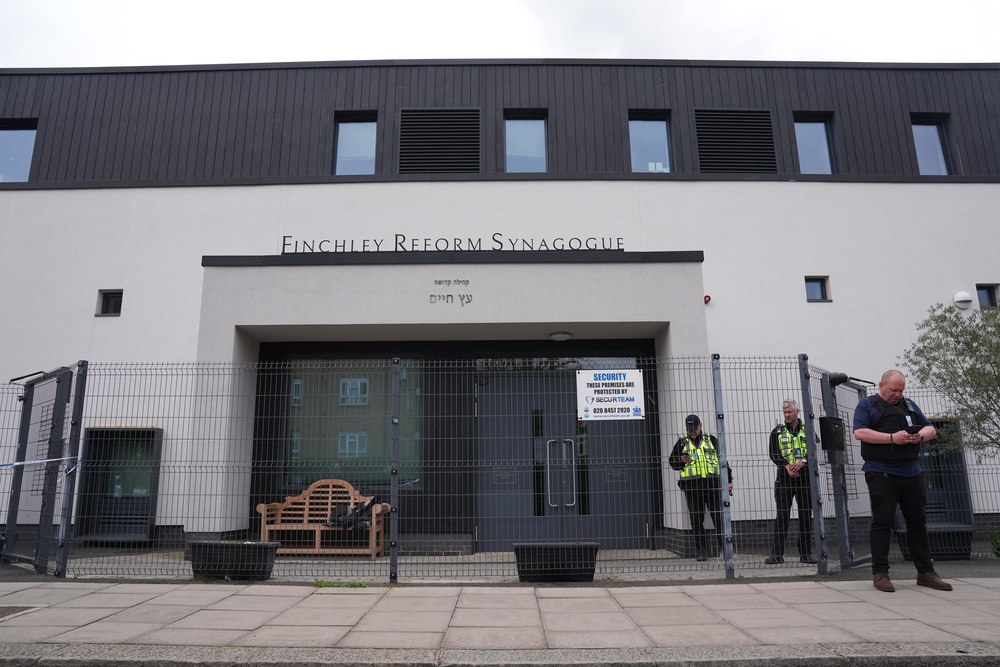 The 19-year-old man was arrested at an address in Portsmouth on Thursday on suspicion of attempted arson as part of an investigation being led by Counter Terrorism Policing London (PA)