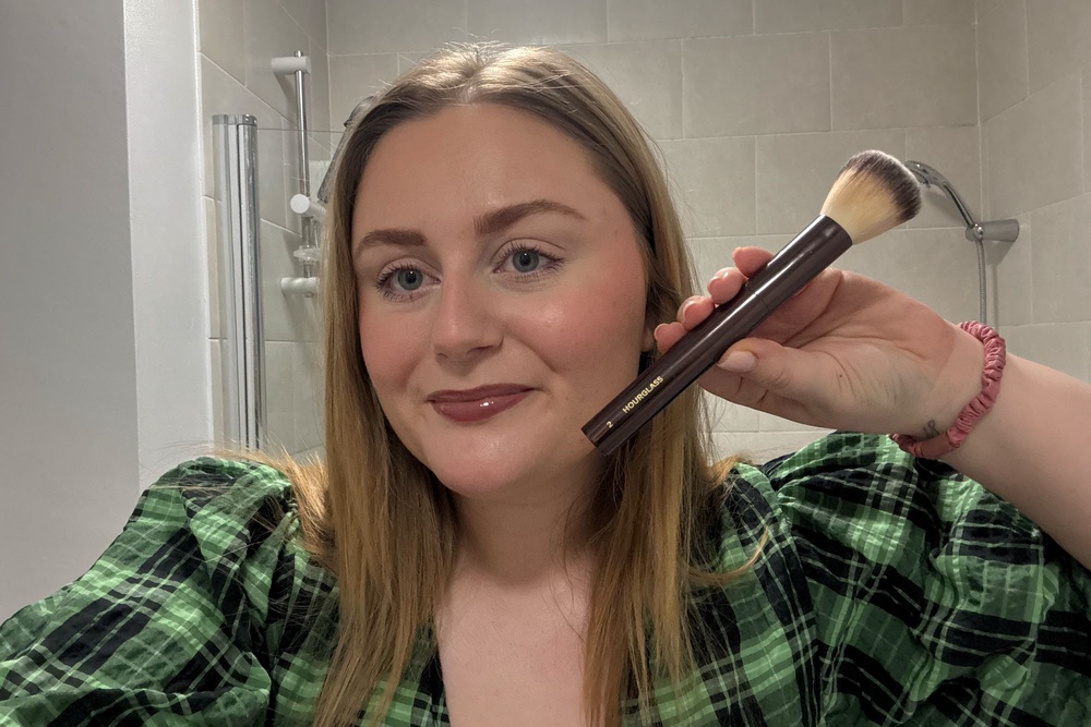 I reach for this brush for lighter products (Lucy Smith/The Independent)