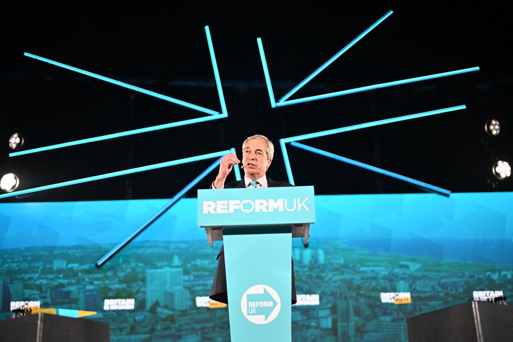 Reform UK leader Nigel Farage has campaigned in Scotland this week ahead of the Holyrood election on May 7 (Michal Wachucik/PA) (PA Wire)