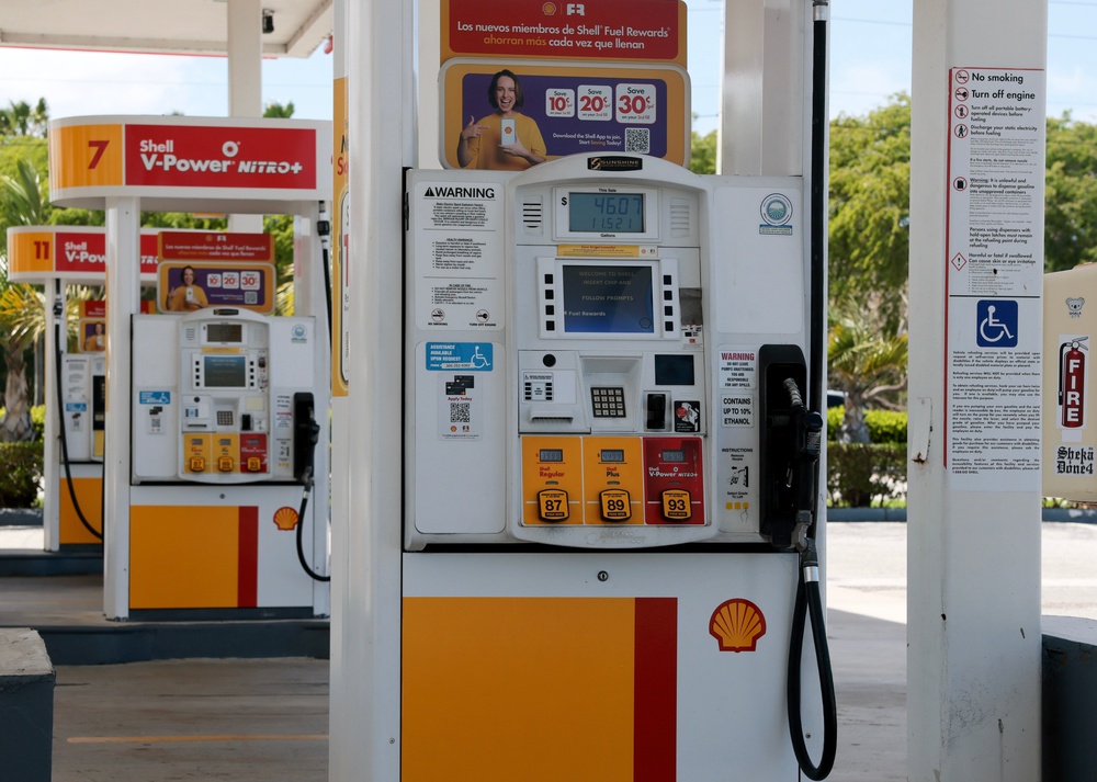 The development comes as gas prices in the United States soar, amid the war with Iran (Getty)