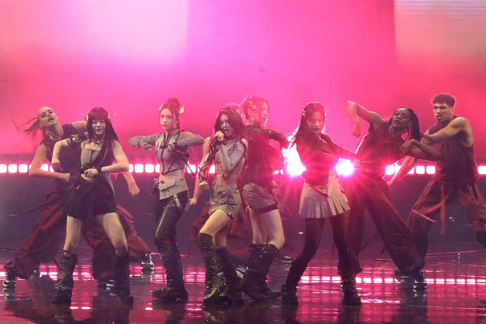 NewJeans debuted in 2022 and quickly became one of K-pop’s most commercially successful and culturally influential acts, known for a pared-back sound that blends pop, R&B, and early-2000s influences (Getty Images)