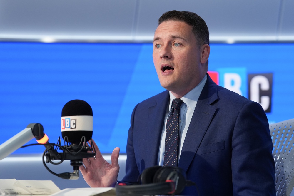 Health Secretary Wes Streeting told LBC progress is happening in spite of strikes by resident doctors (Lucy North/PA) (PA Wire)