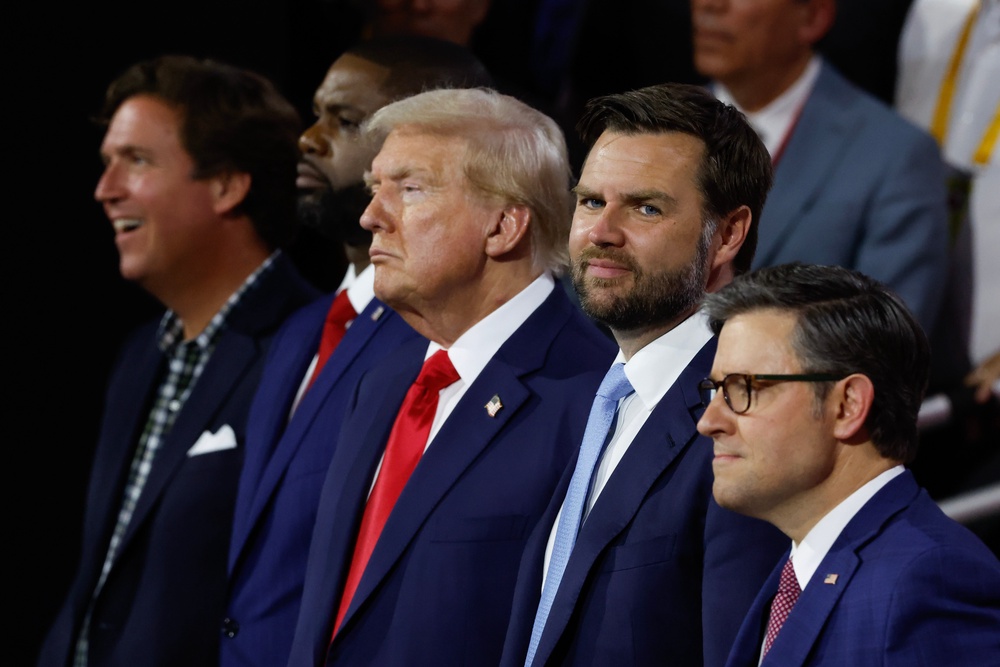 Donald Trump and JD Vance have sent mixed messages about the status of negotiations (Getty)