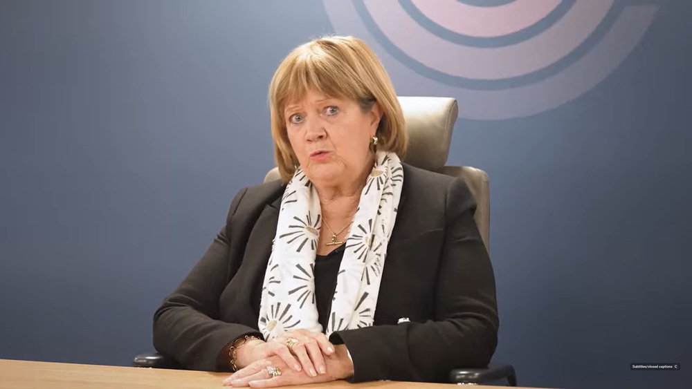 Baroness Heather Hallett, Covid-19 pandemic inquiry chairwoman, giving a statement following the publication UK Covid-19 Public Inquiry Module 3 Report (UK Covid-19 Inquiry/PA) (PA Media)