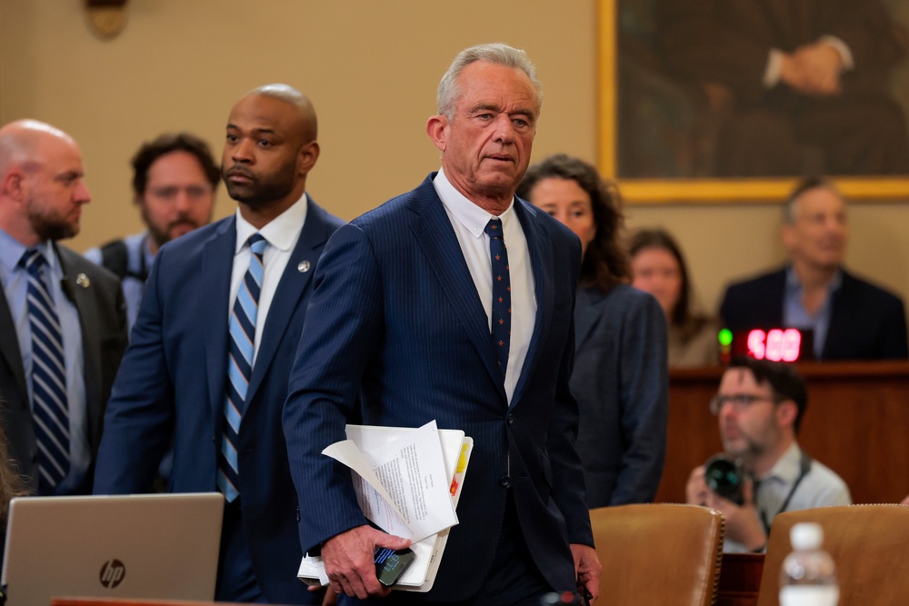 'We stand at a generational turning point. Our children are the sickest generation in history,' Kennedy said in his opening statement. 'Parents across the country are demanding change' (Getty Images)