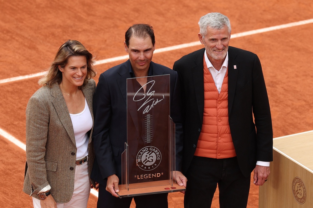 Amelie Mauresmo (left) has indicated there could be more women's matches in the night sessions moving forward (Getty)