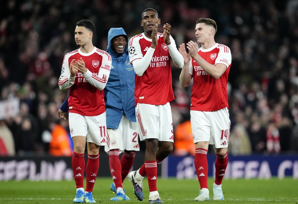 Arsenal have secured their place in the semi-finals of the Champions League (Nick Potts/PA) (PA Wire)