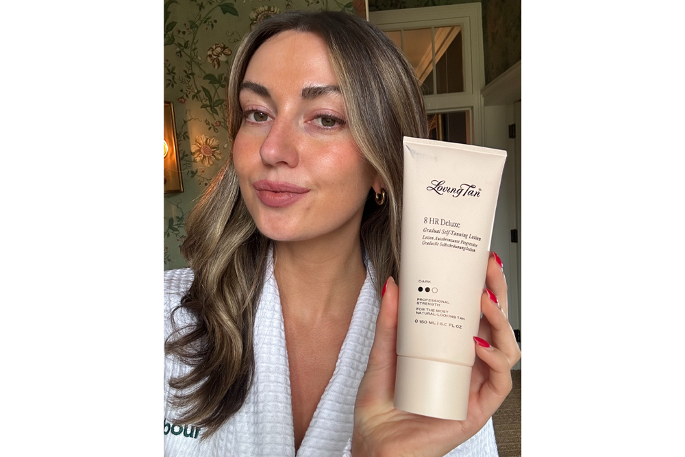 The tan is formulated with skin-nourishing ingredients (Daisy Lester)