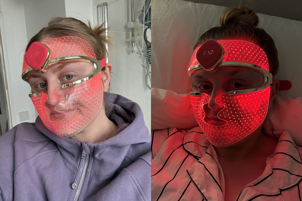 The FAQ mask was the easiest to integrate within my daily routine, given how comfy it was to wear (Lucy Smith)