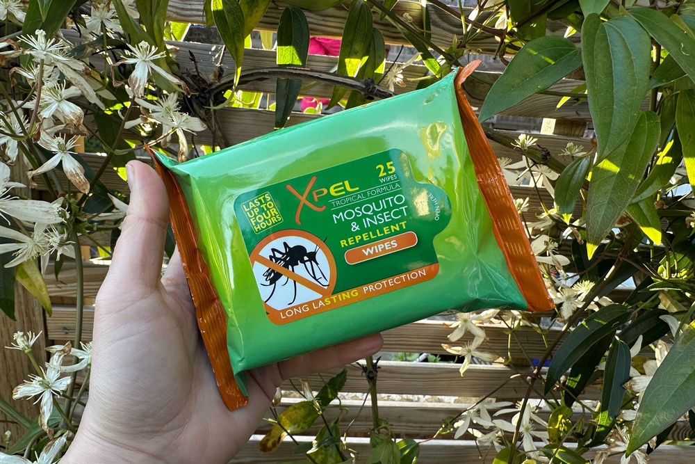 These wipes offer a convenient way to apply mosquito repellent to children (Alessia Armenise/The Independent)