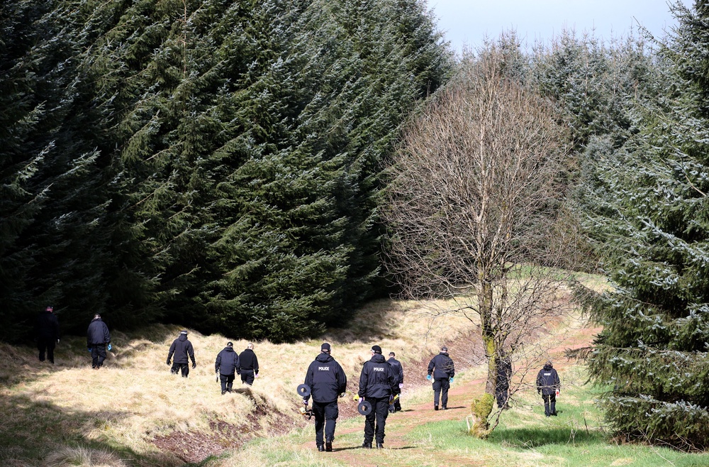 Emma Caldwell’s body was found in a remote area of woods in Lanarkshire (Jane Barlow/PA) (PA Archive)