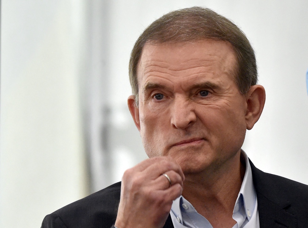Viktor Medvedchuk counts Russian President Vladimir Putin among his personal friends (AFP/Getty)