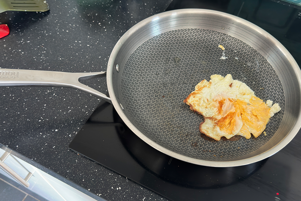 The pans were used to cook a range of foods (Rachael Penn/The Independent)