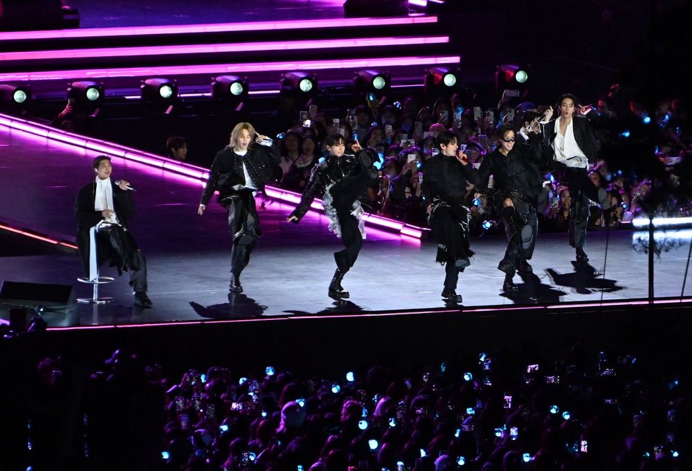 Busan concerts are part of BTS’s first tour as a group since all seven members completed their mandatory military service (Getty)