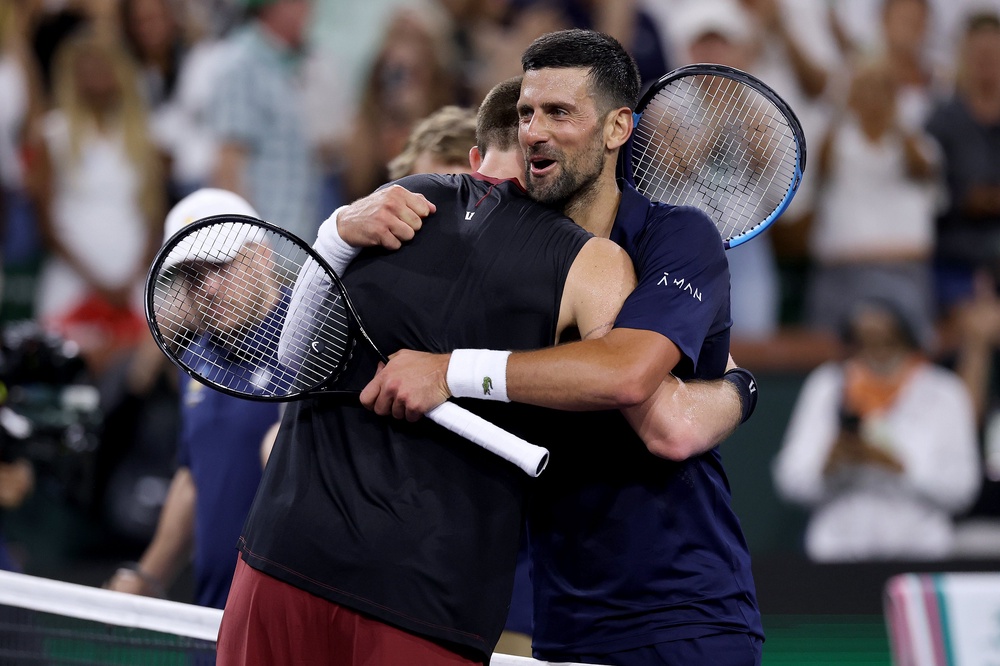 Novak Djokovic has not played since a defeat to Jack Draper over a month ago (Getty)